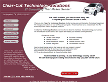 Tablet Screenshot of clearcuttech.com